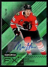 2021-22 UD Synergy FX Rookies Green Mike Hardman Auto 76/99 #FXR-MH H8R4A