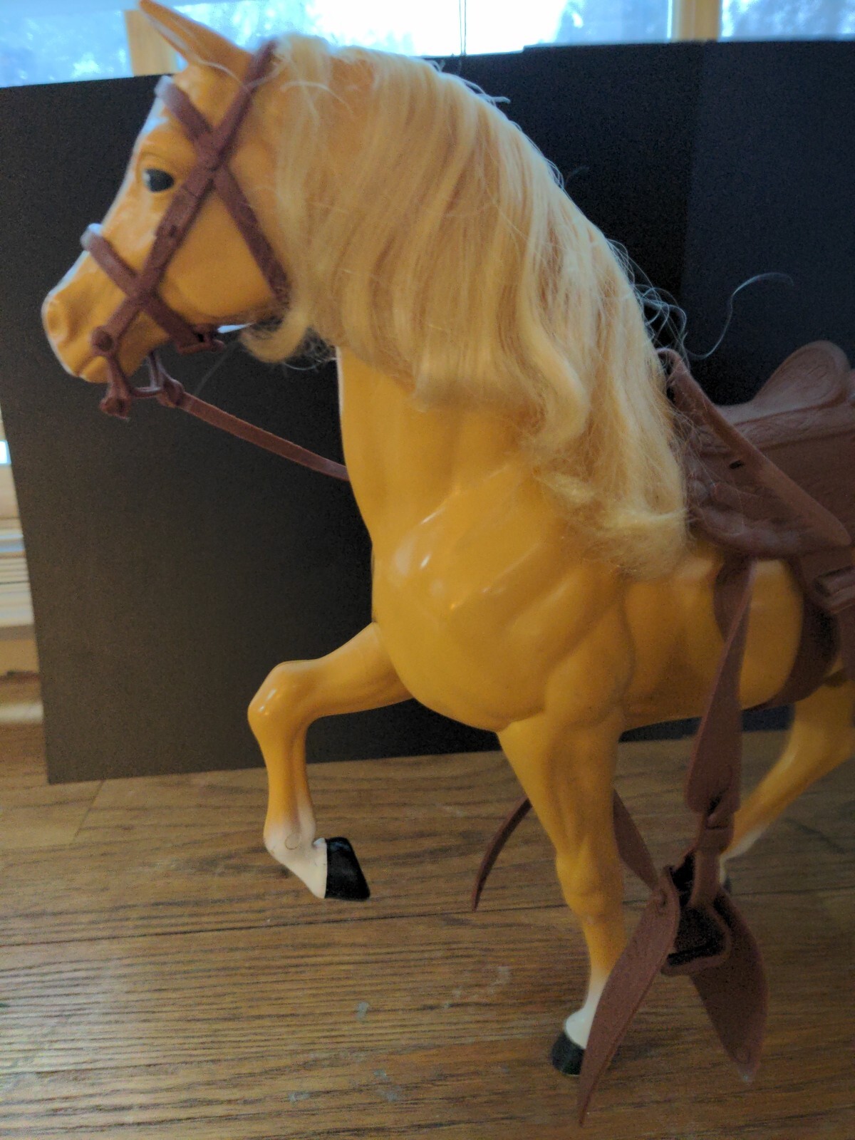 Vintage 1980 Barbie Doll Horse Dallas With Saddle And Bridle Mattel eBay