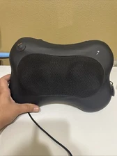 Zyllion Shiatsu Back and Neck Massager Massage Pillow & Heat -  ZMA-13-BK