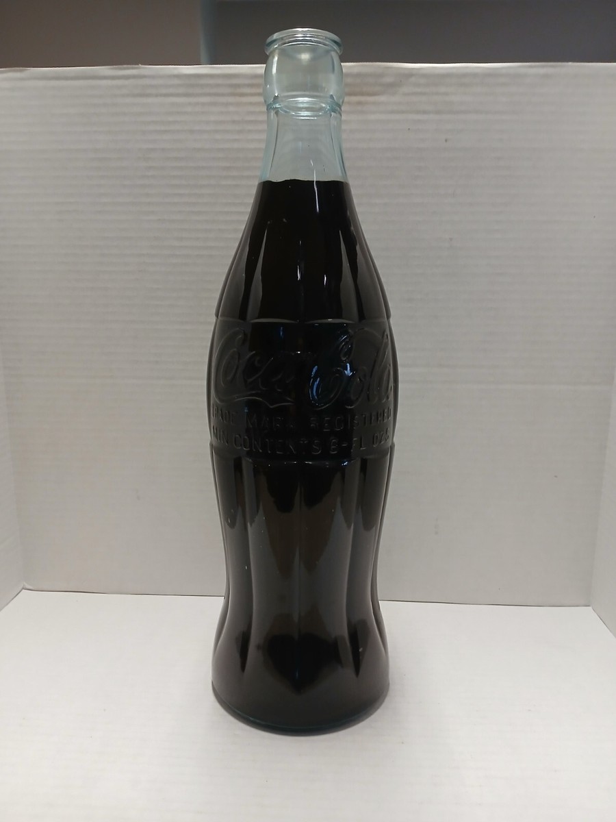 Coca-Cola 大型 ガラスボトル 置物 Vintage Large Coke “Christmas” Glass Display Bottle 20 Inches Tall