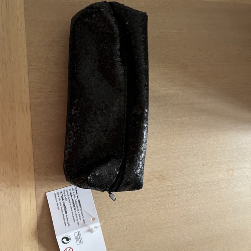 Schwarzes glitzerndes Federmäppchen, nagelneu
