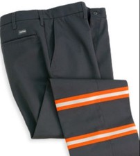 Lot of 4 Mens SoftWill Unifirst Enhanced Visibility Uniform Pants 40 x 32 NWOT