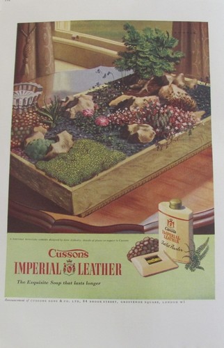 Vintage 1954 Cussons Imperial Leather Soap Advertisement, Vintage Print Ad - 第 1/2 張圖片