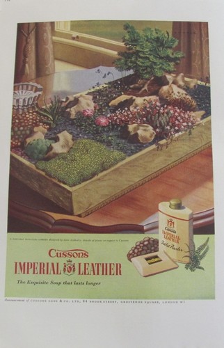 Vintage 1954 Cussons Imperial Leather Soap Advertisement, Vintage Print Ad - Photo 1 sur 2