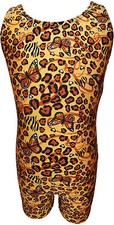 TALENT TALE GIRLS DANCE/ GYMNASTIC ANIMAL PRINTED TANK BIKETARD