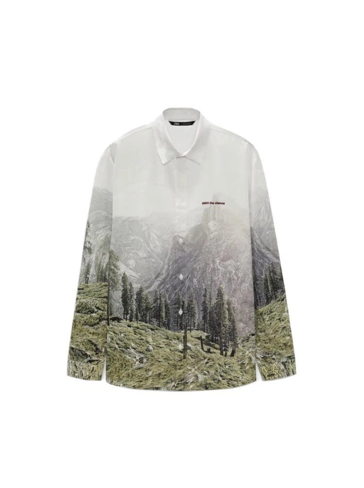 Zara Mountain Print T-Shirt