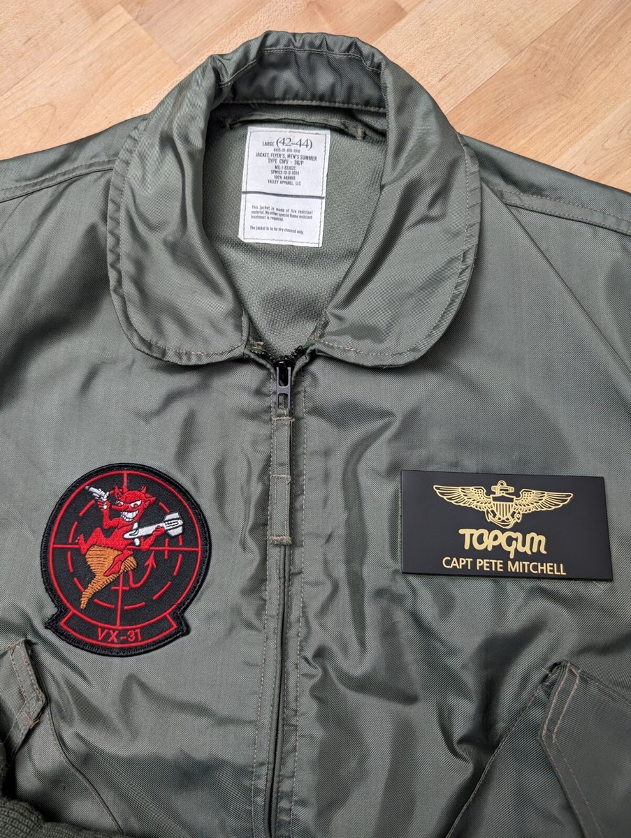 Authentic USA Navy Top Gun Maverick Jacket, Tom Cruise, CWU Authentic USA Navy Top Gun Maverick Jacket, Tom Cruise, CWU