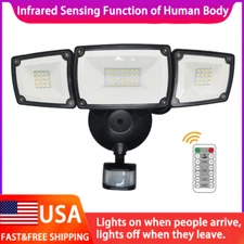 LED Security Wall Lamp 4200LM Dusk to Dawn Light Sensor Outdoor IP66 Waterproof