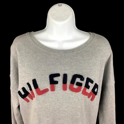 Tommy Hilfiger 3D Spellout Womens Pull Over Crew Neck