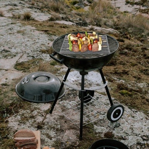 BBQ Grill Rost Gusseisen-Grillplatte Für Gasgrill Holzkohlegrill Den Tisch - Bild 12 von 12