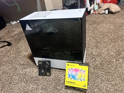 NZXT H510 Flow, wd_black 500gb storage, and a corsaire af 120 rgb elite fans