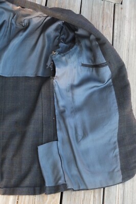 Vintage 1980s ROUGH RIDER SUIT Blazer Jacket Sport Coat 40L