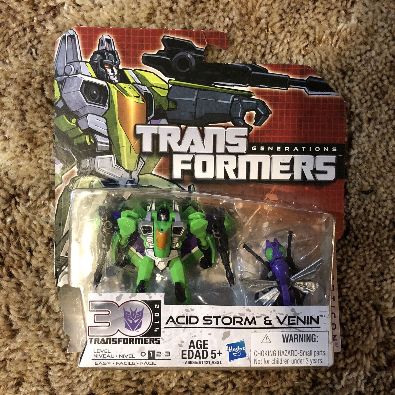 Transformers Generations Thrilling 30 Acid Storm & Venin (Hasbro, 2014) New
