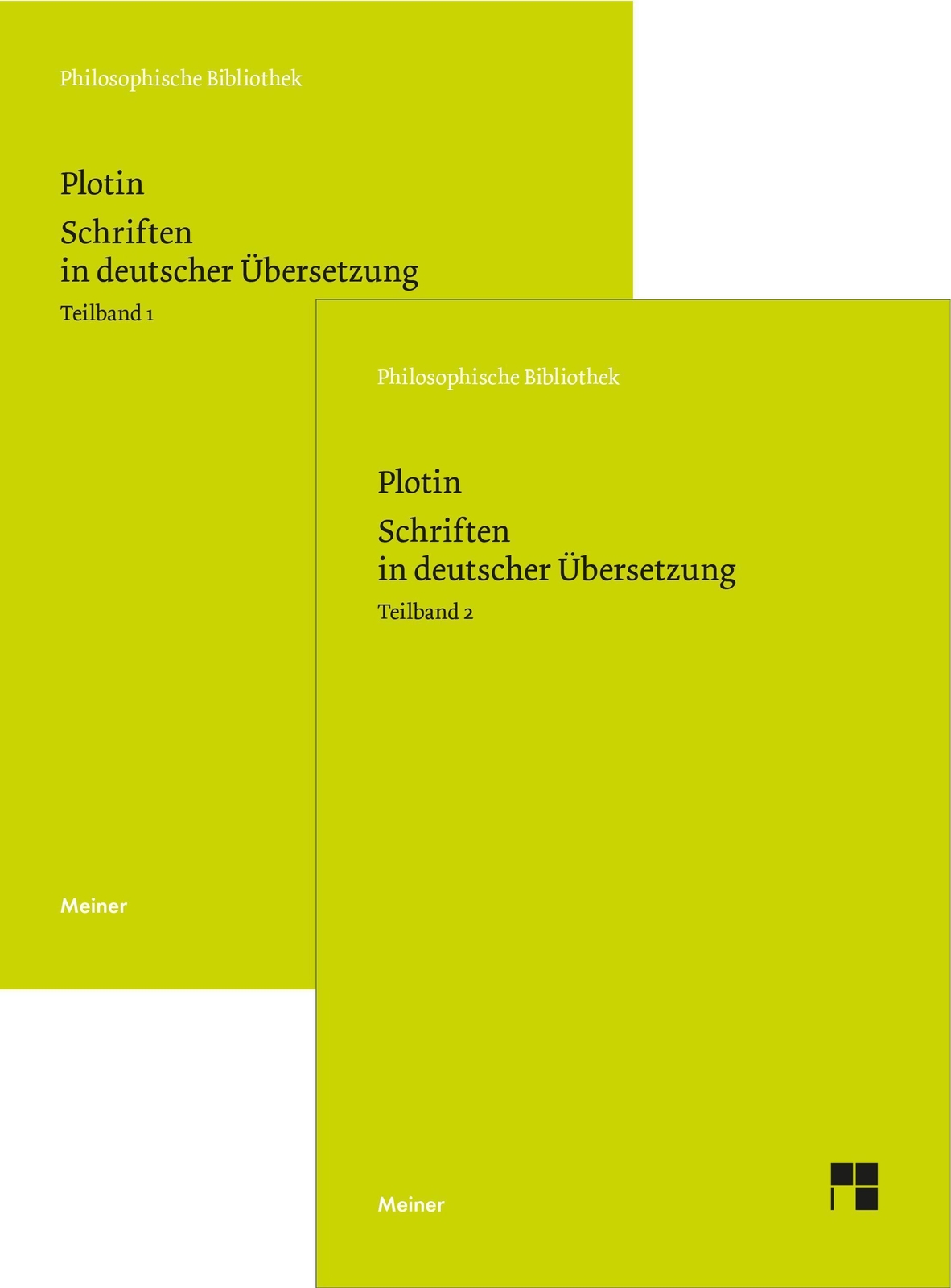 Thumbnail - Schriften In Deutscher Übersetzung, Plotin