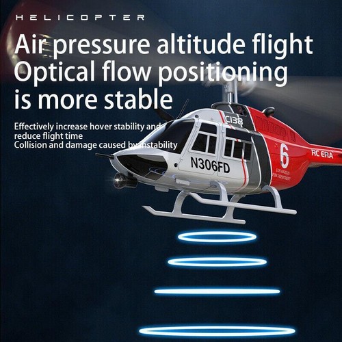Kids 6CH 2.4G RC Helicopter Toys 6-Axis Gyro Flybarless Airplane Model Gifts - Picture 2 of 24