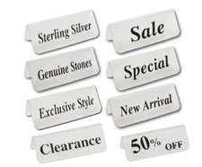 Acrylic Sign Countertop Signs Store Sign Sale Message Signs Clearance Signs 3" W