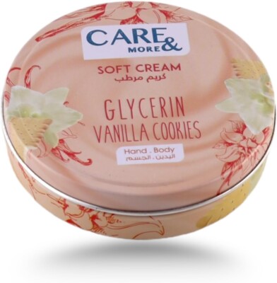 Care & more Soft Cream With Glycerin vanilla & Cookies 75 ml (12 packs)