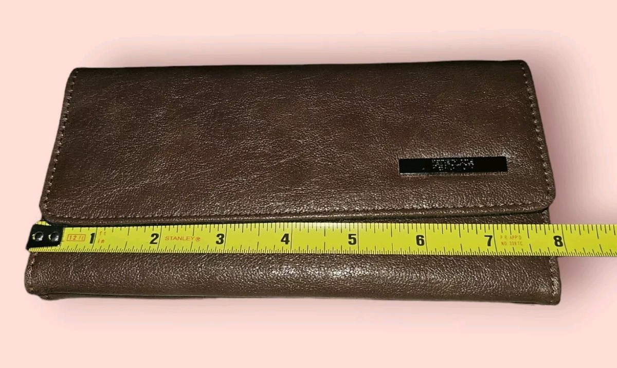 Portefeuille Homme En Cuir Marron Kenneth Cole Reaction - Occasion