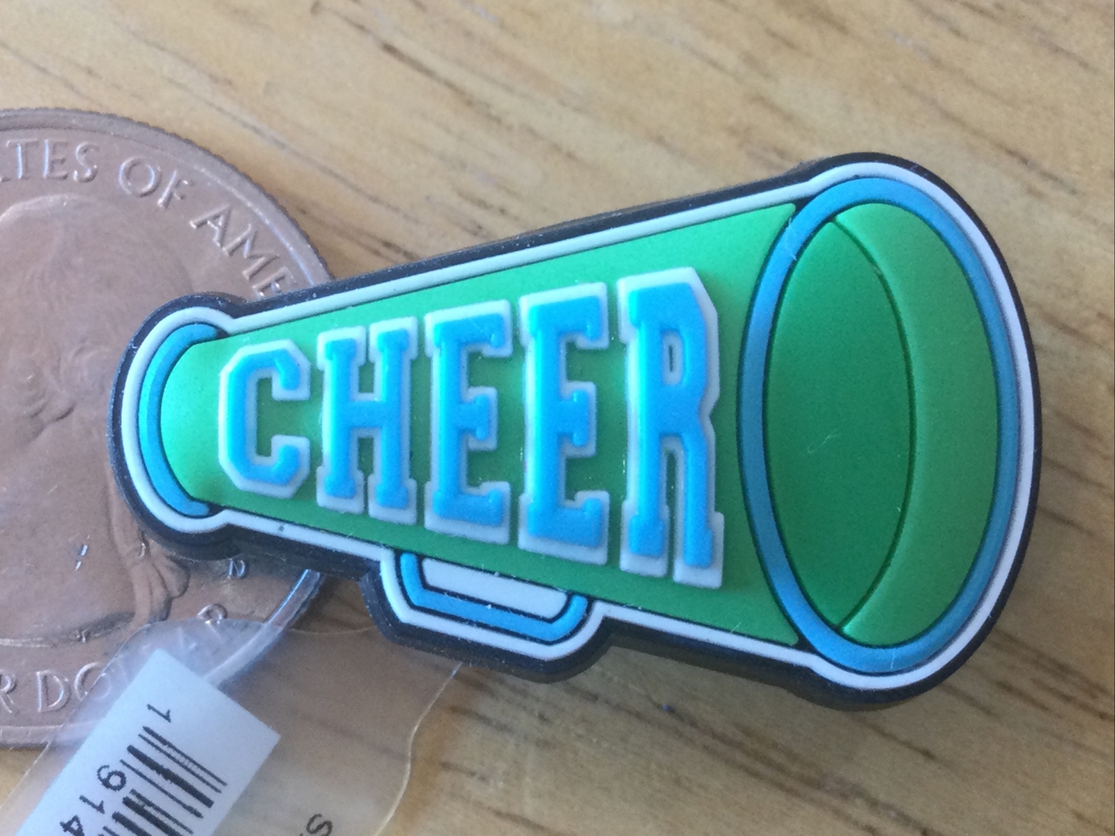 CHEERLEADING POM POM MEGAPHONE AUTHENTIC JIBBITZ SHOE CHARM FIT CROCS