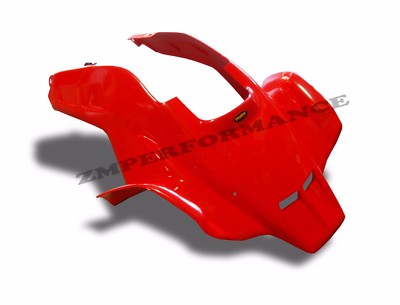 NEW HONDA TRX 250R 86 - 89 FIGHTING RED PLASTIC VENTED RACE FRONT FENDER TRX250R