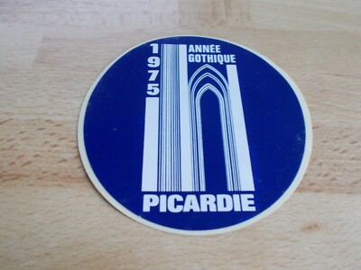PICARDY STICKER - 1975 GOTHIC YEAR