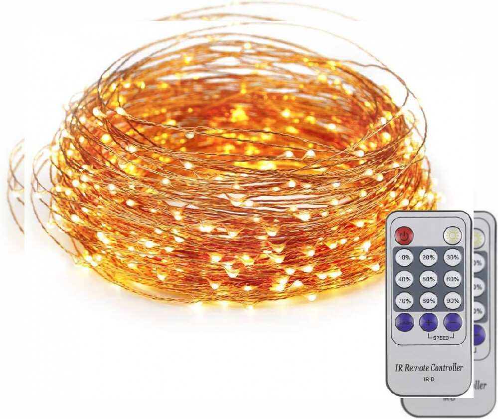 165ft LED String Lights with 500 Warm White Starry Lights for Cozy Ambiance