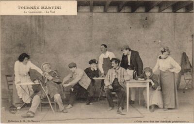 CPA Tournée Martini La Casserole Le Vol THEATER STAR (42802)