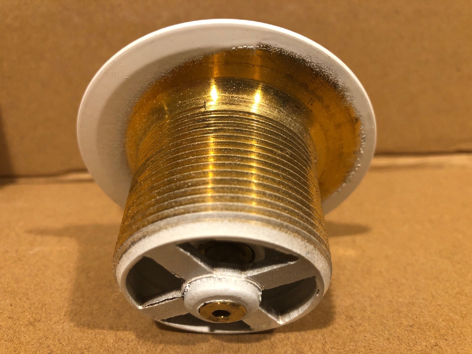 Watco Push Pull Tub Closure 38309 WHITE TUB Drain Brass eBay