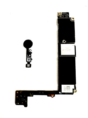   Iphone 7 Plus 128GB Logic Board Motherboard Unlocked + Paired Touch ID Black  