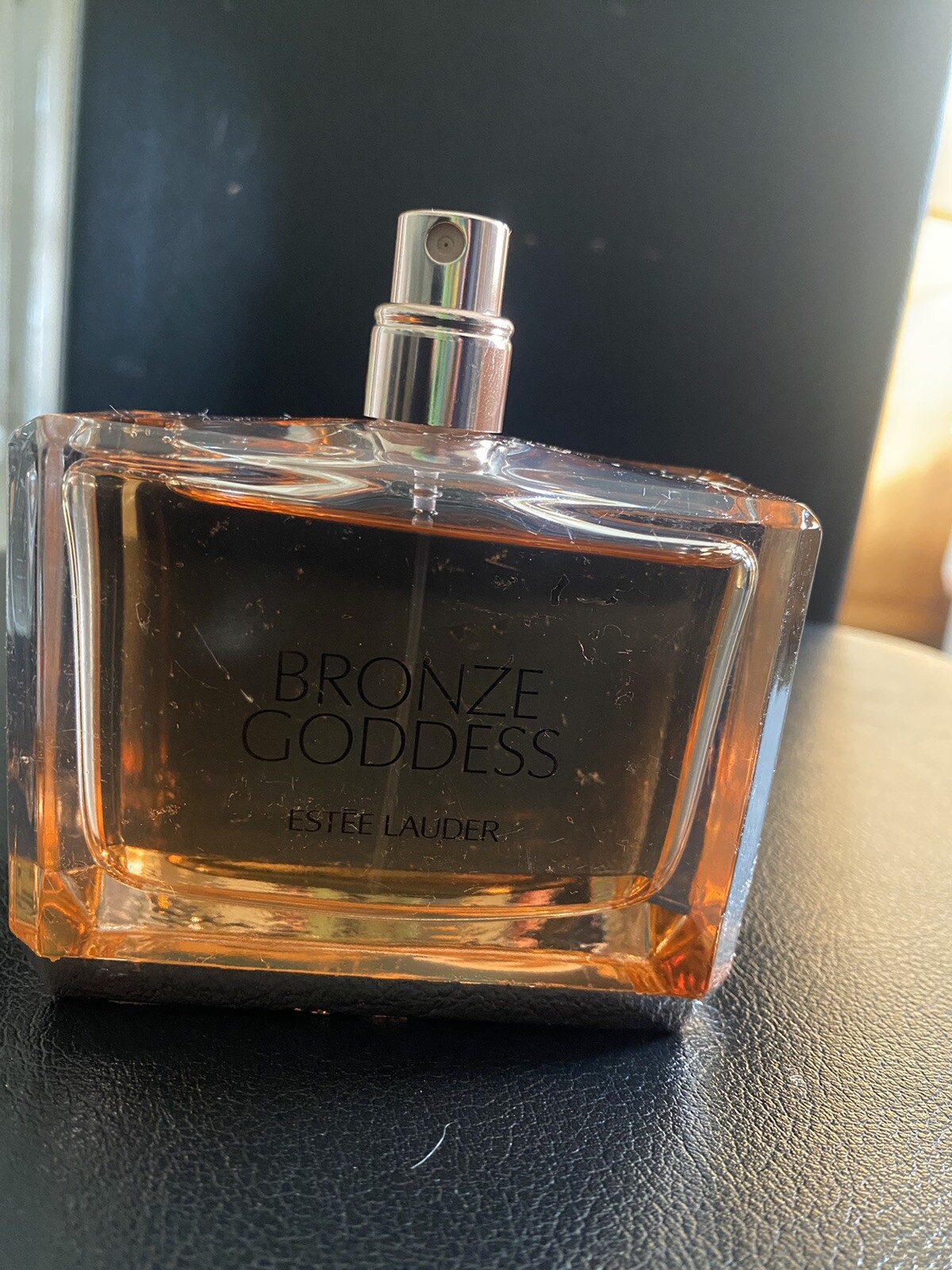 Estee Lauder Bronze Goddess EDP 100ml 95 Full Vintage Bottle No Lid