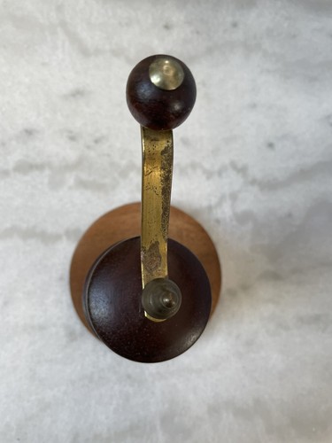 Rare Vintage Zassenha Speyer 6" Stained Beech Wood Pepper Mill Grinder W Germany - Picture 5 of 8