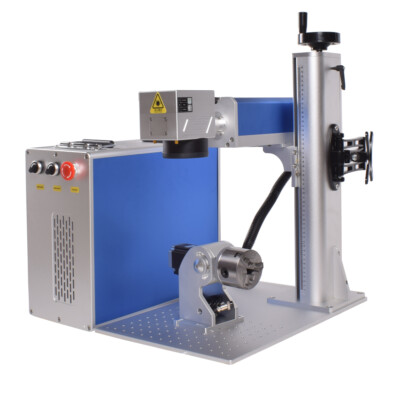Scotle JPT Mopa Fiber Laser Marking Machine Aluminum Metal Steel Color Engraver