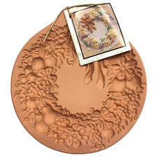 Cotton Press Paper Mold Wreath Terracotta Clay Crafting Baking Vintage 1993 NEW