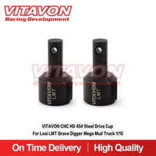 Taza de accionamiento de acero Vitavon CNC HD 45# para excavadora de tumbas Losi LMT Mega LMT 2,0 1/8