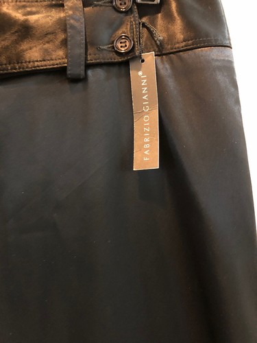 Awesome Pair Of Women's Fabrizio Gianni Black Stretch Dress Pants Size 12 USA - Picture 3 of 11