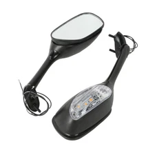 Rear View Mirrors Turn Signal Fit For Suzuki GSXR600 GSXR750 GSX-R 750 2006-2025