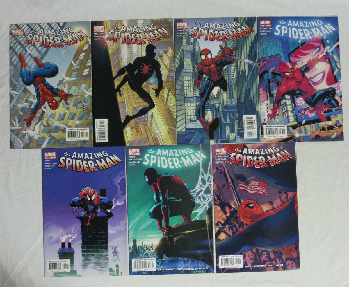 AMAZING SPIDER-MAN #47 49 53-57 * Marvel Comics Lot *488 490 494