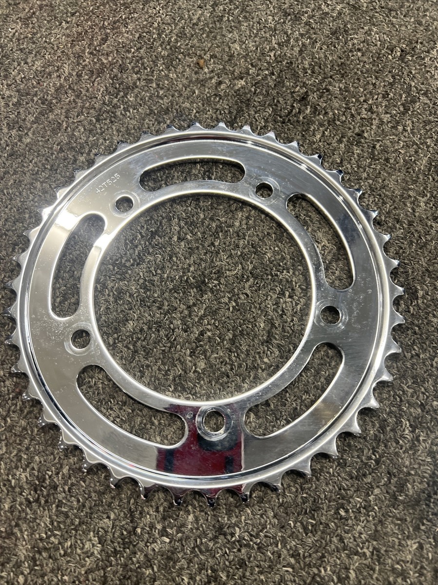 Suzuki Gsxr 600 750 Rear Steel Oem Chrome Sprocket 42 Tooth For