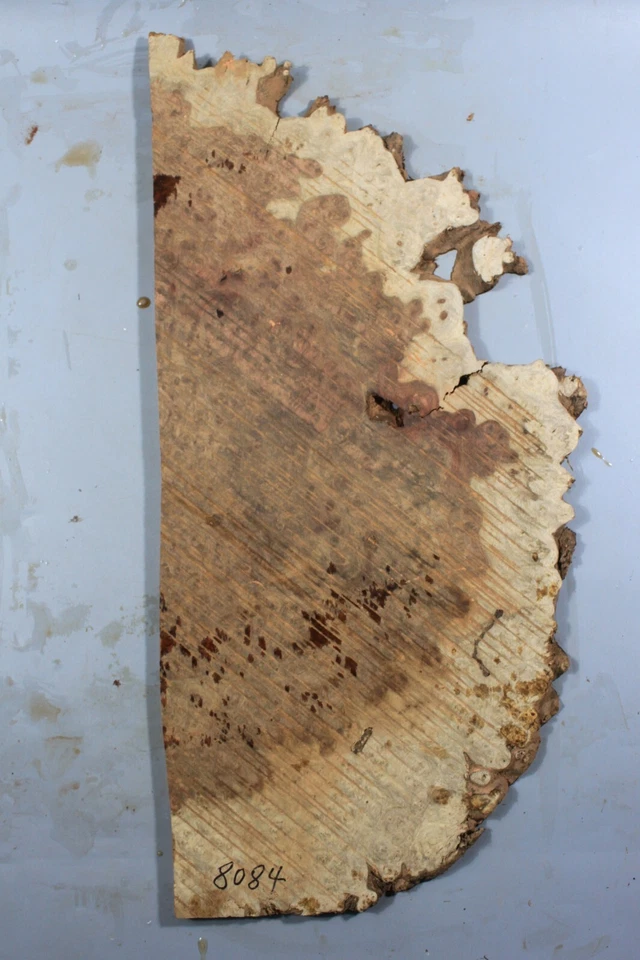 Madera con incrustación 5A 8 mm Birmania corteza palo de rosa madera dura burl caja hacer chapa de marquetería Foto 4 de 4