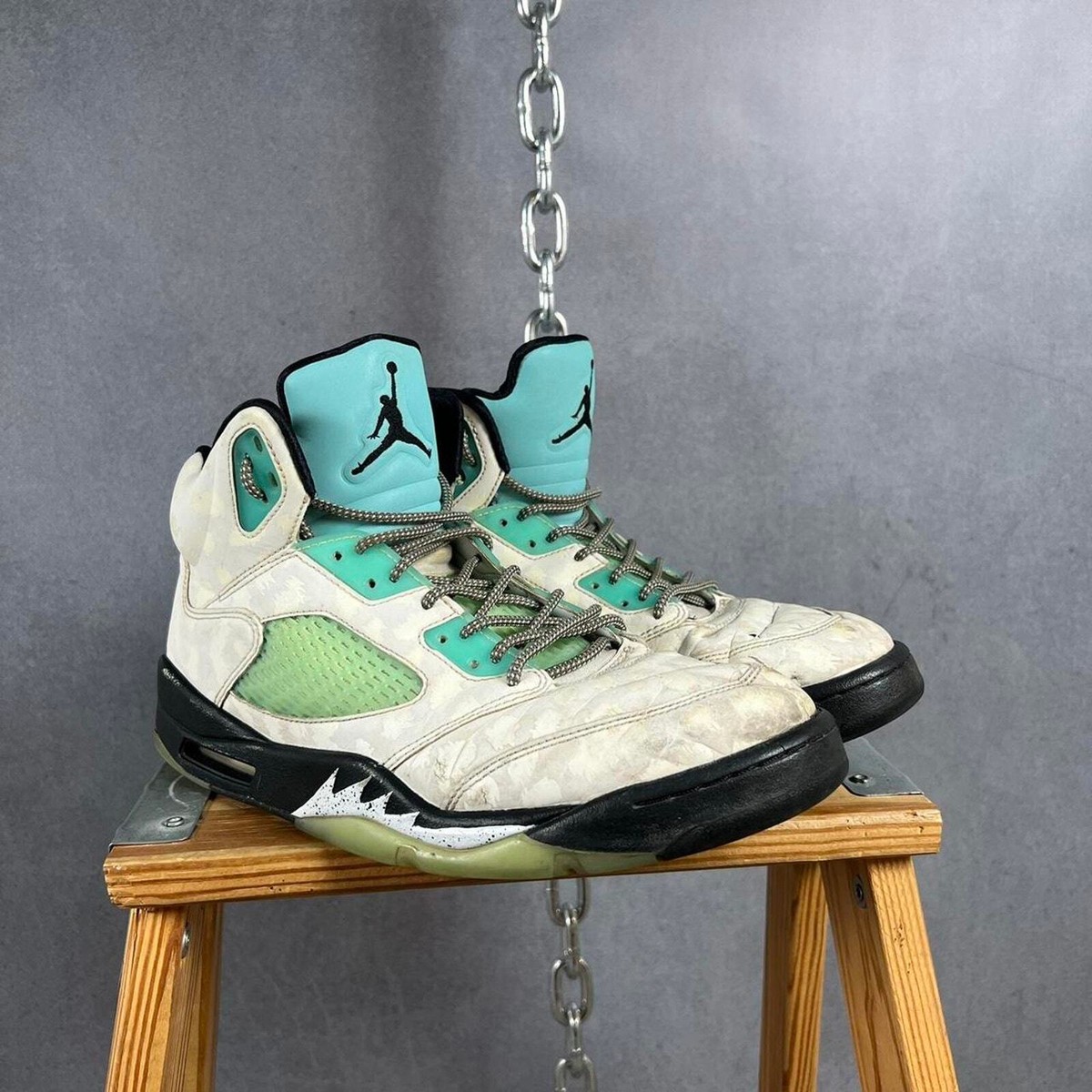 Jordan 5 Retro Island green size US 11 | eBay