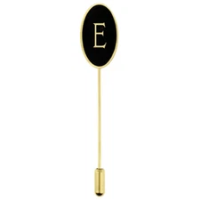 PinMart's Letter E Lapel Stick Pin