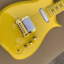 Cloud Prince Electric Guitar Yellow SH Pickup 22 Frets Gold Hardware