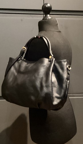 Black, Genuine Leather Handbag, Borse In Pelle, Made In Italy - Picture 14 of 14