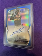 2023 Nerwilian Cedeno bowman chrome blue auto  058/150