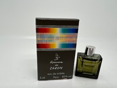 LE No.3  HOMME DE CARON by CARON 0.17 oz / 5 ML Eau De Toilette Miniature Pour
