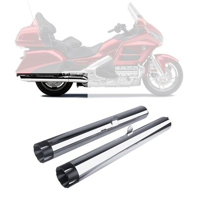 SHARKROAD 4'' Slip-on Mufflers for H.o.n.d.a 2012-2017 Gold Wing GL1800 Exhaust