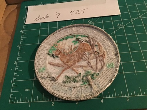 NED SMITH CENTER CLASSIC SER. 4" 2014 WHITETAIL BUCK " THROUGH THE PINES " PATCH - Picture 6 of 7