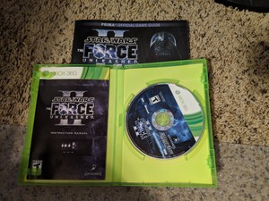 Xbox 360 Platinum Hits Star Wars The Force Unleashed 2 W Guide