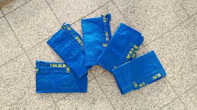 5x IKEA FRAKTA, Tasche gro, blau, 71l bis 25kg fr Leergut, Umzug, Wsche  etc. | eBay.de