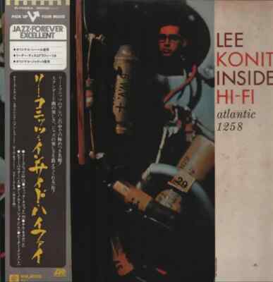 LP Lee Konitz Inside Hi-Fi MONO / OBI AND INSERT INCLUDED. JAPAN NEAR MINT